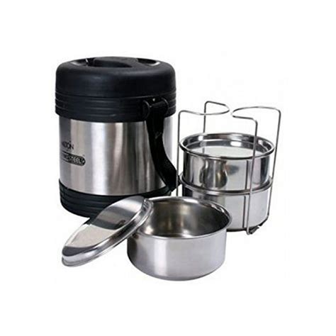 milton stainless steel lunch box-1500ml|milton legend lunch box tiffin.